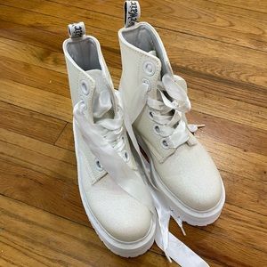 Dr Martens Glitter Molly Boots Sz 7